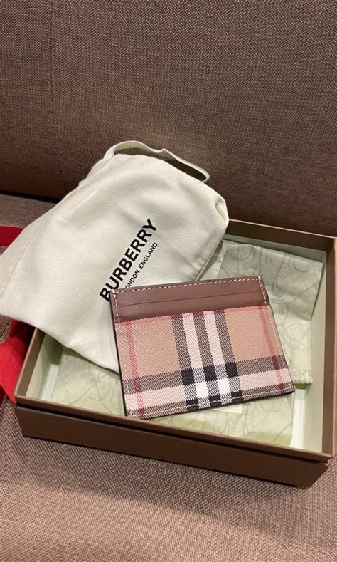 burberry card holder sale|authentic burberry card holder wallet.